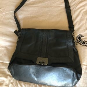 Cole Haan black leather crossbody